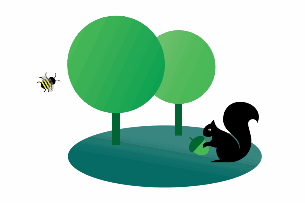 Illustratie Norminstituut Bomen